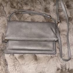 Grayish Fold Purse