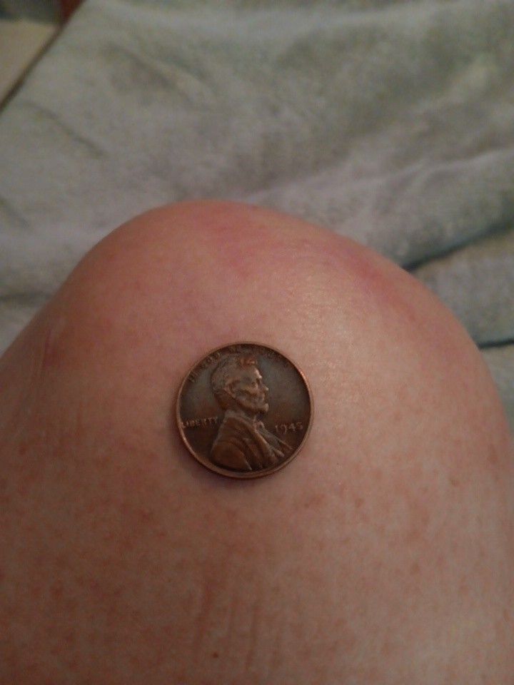 1945 Wheatback Penny/ No Mint Marking .