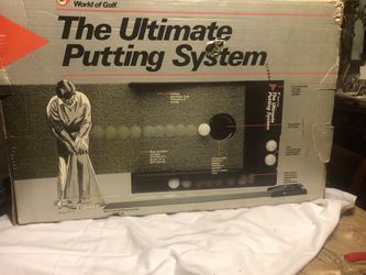 World Golf The ULTIMATE PUTTING SYSTEM 9 ft. Electric ball Return - Great Christmas Gift