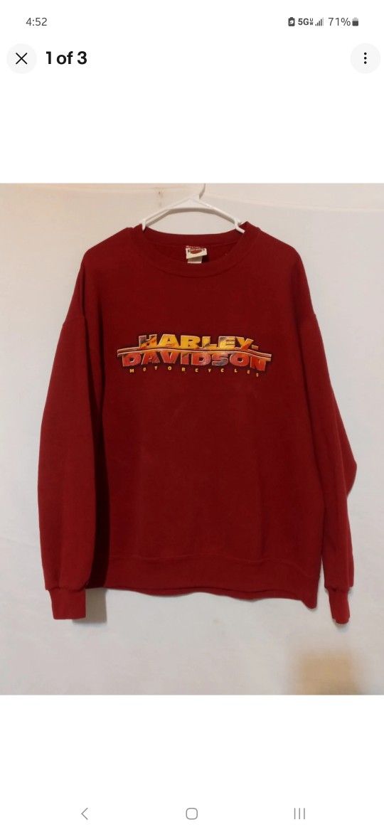 Vintage Harley Davidson Greensboro Sweatshirt, Like New!!