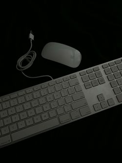 Apple keyboard and mouse
