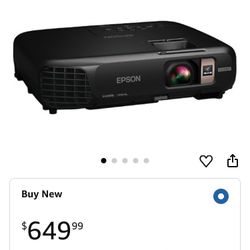 “Both” Epson EX7235 Pro, HD Projector &  Epson 80’ Projection Screen 