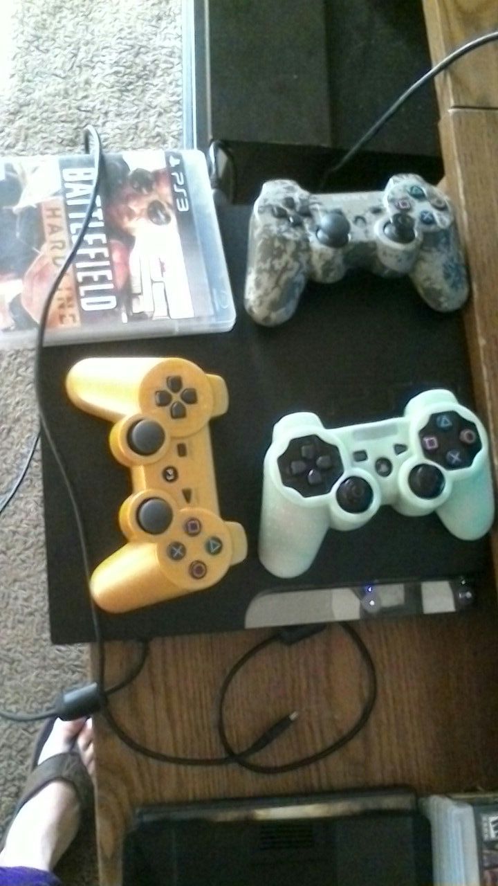 Ps3 2 controllers and a couple of games today only before I change my mind