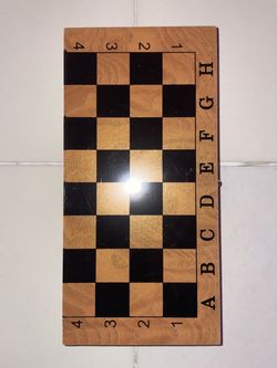 Wooden Folding Chess Board