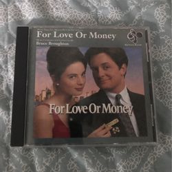 For Love Or Money Soundtrack CD Music By Bruce Broughton