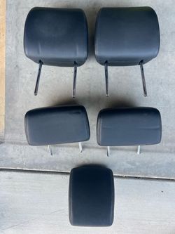2006 infiniti m35 4 door 5 piece black headrests head rests