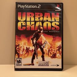 Urban Chaos Riot Response For Playstation 2