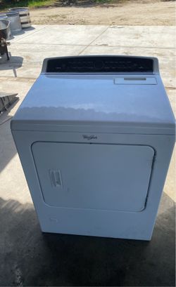 Working whirlpool, gas dryer big capacity
