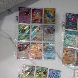 Pokemon Cards V's And Ex's 