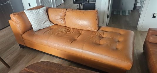 Real Leather Sectional