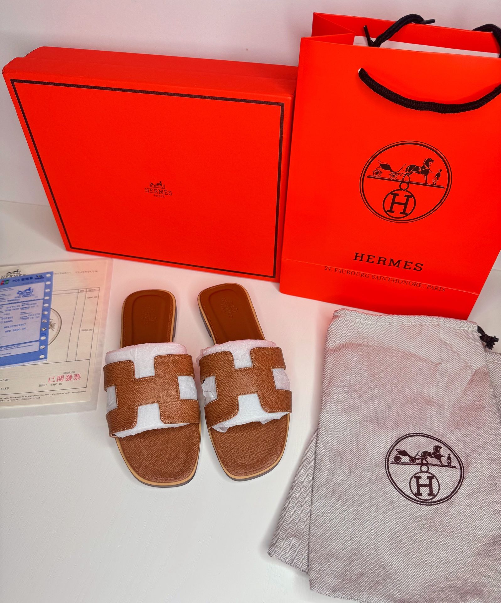 Hermes Oran Sandal