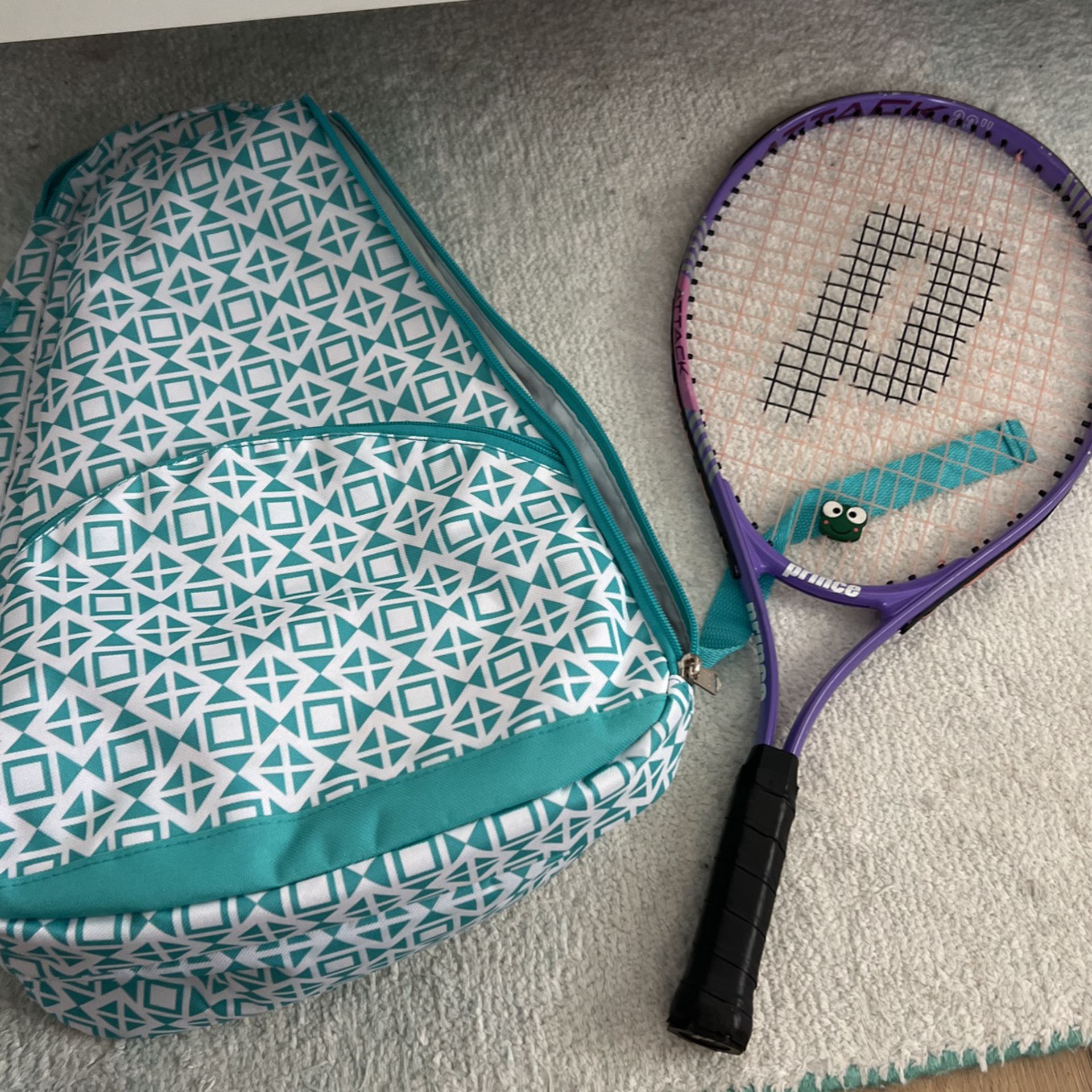 Tennis Racket And Tennis Bag
