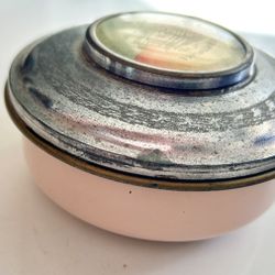 Vintage Enameled Metal Trinket Box