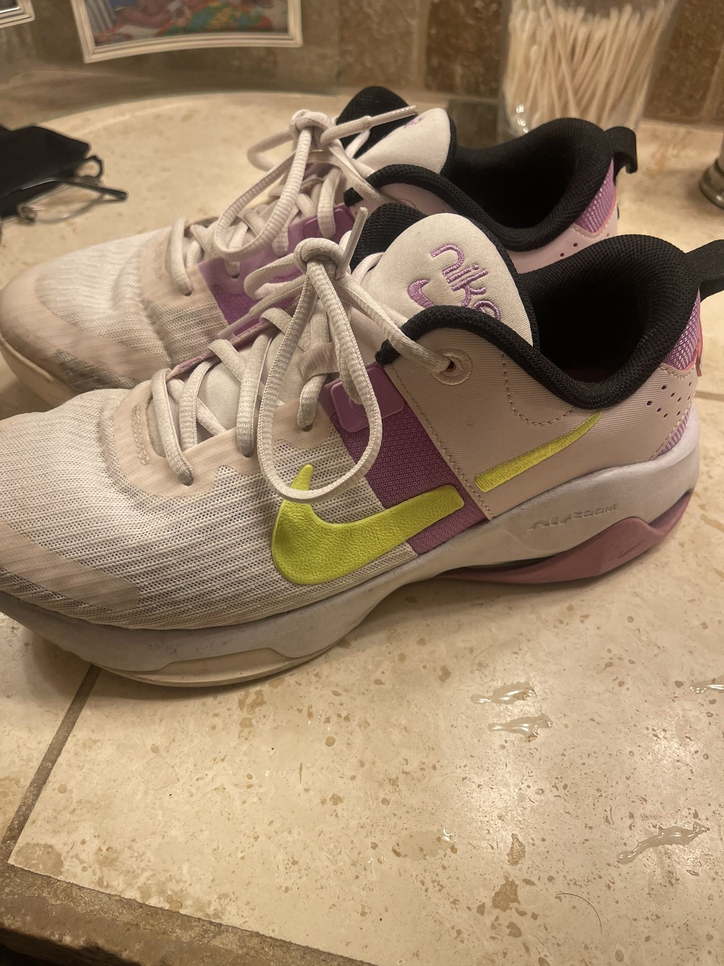 Nike Air Zoom Blush Pink And Lavender Purple Size 9.5- Fits 9