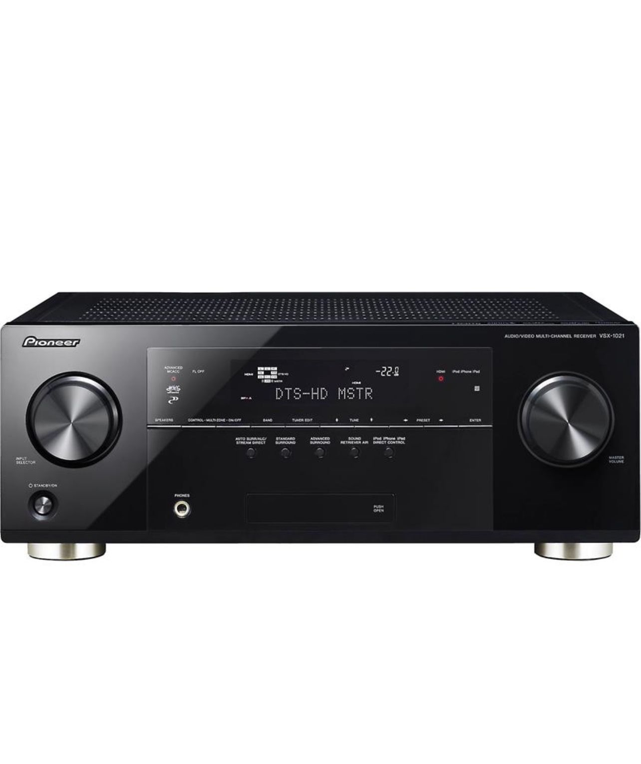 Pioneer VSX 1021 HDMI 7.1 Channel AV Receiver- HDMI, Wi-Fi