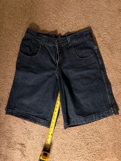 JNCO blue jean shorts