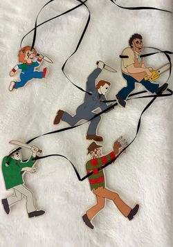 Horror Slasher Garland Chucky Michael Meyers Freddy Krueger Jason Leatherface