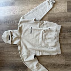 Essentials Dark Oat Hoodie