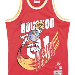 Travis Scott x BR x Mitchell & Ness Rockets Jersey