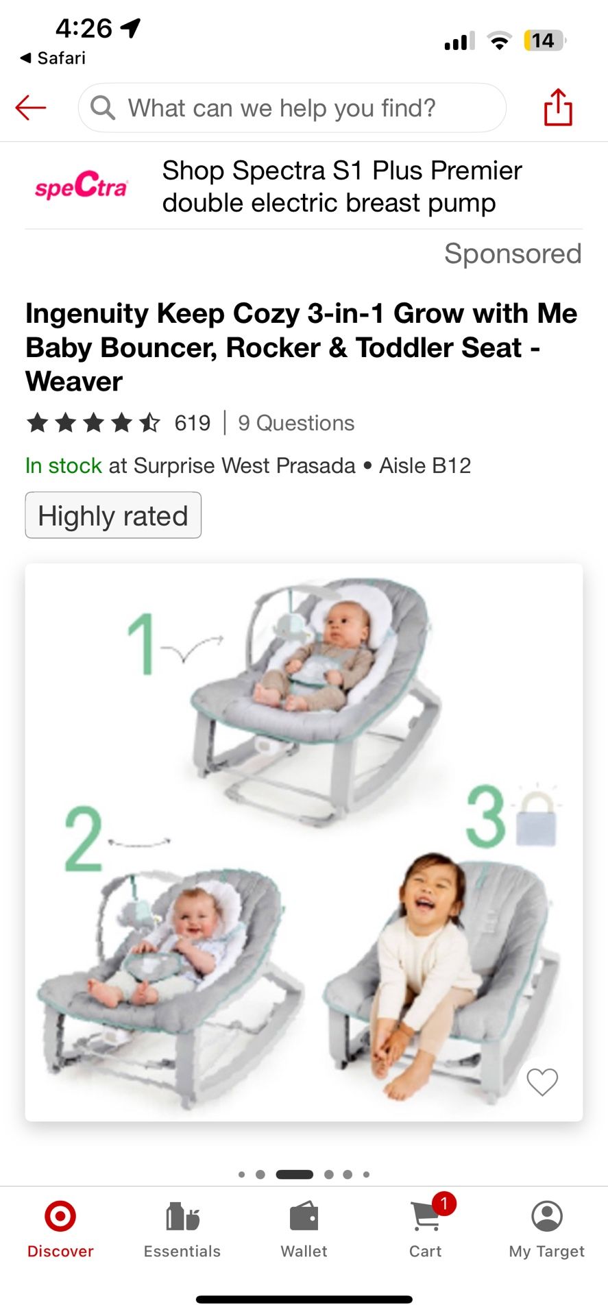 Baby Bouncer Chair.