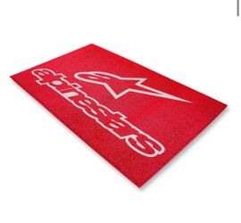 Alpinestars Logo Floor Rug Red 180cmx90cm