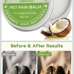 Pet Paw & Nose Balm Dog Cat Brand New