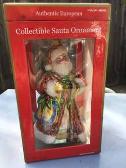 Collectible Santa Ornament
