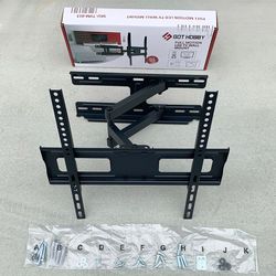 (NEW) $25 Full Motion 32-55” TV Wall Mount Bracket Dual Arms Swivel Tilts Max 99lbs