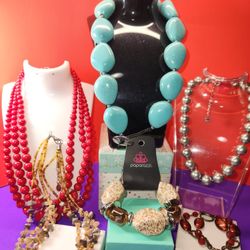 #2098, ALL SIGNED LOT, 6 ITEMS GREAT BEAUTIFUL JEWELRY, READ DESCRIPTION
