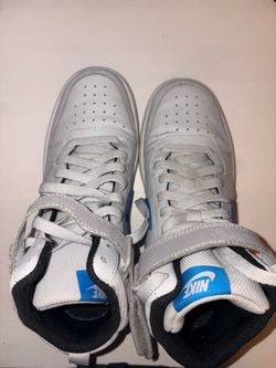 blue nike sneakers