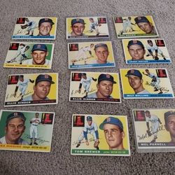 1950s red Sox trading cards various prices per card