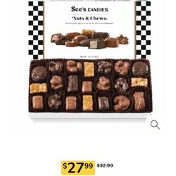 See’s Candy vouchers