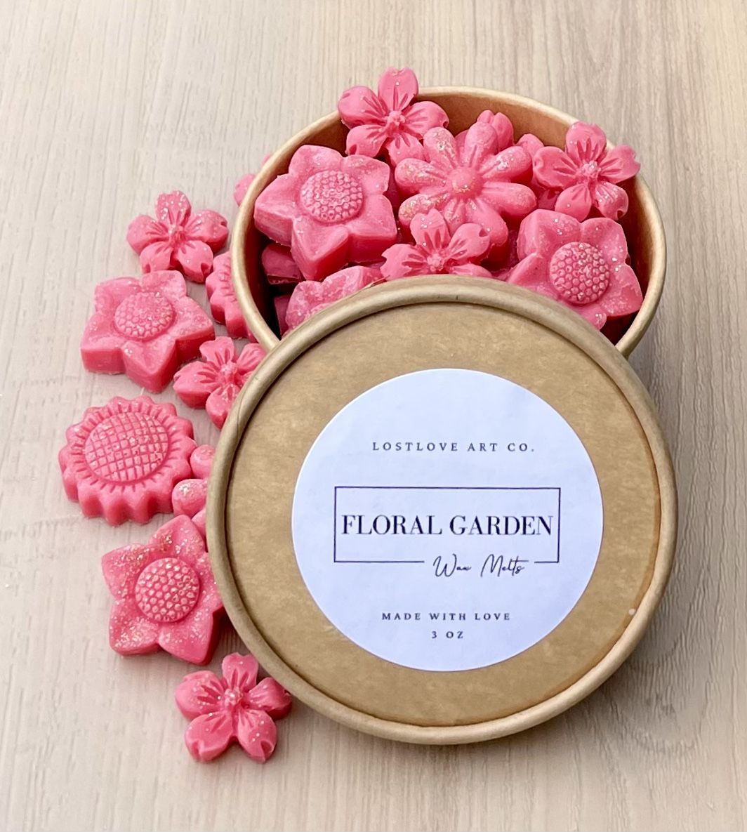 Floral Garden Soy Wax Melts | Strong Scent | Wax Tarts | Handmade