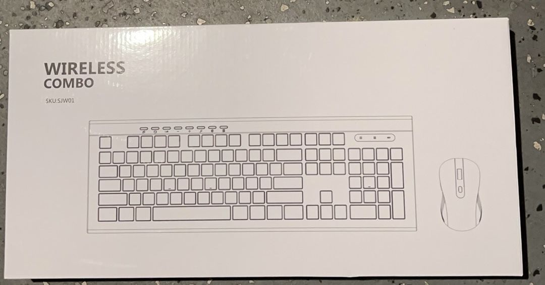 Unused Wireless Keyboard And Mouse Set