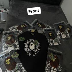Bape X Chrome Heart T Shirt 