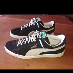 PUMA Mens Suede Classic XXI Sneakers Size-11 Color-Puma Black/Puma White