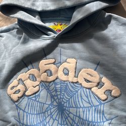 Sky Blue Sp5der hoodie
