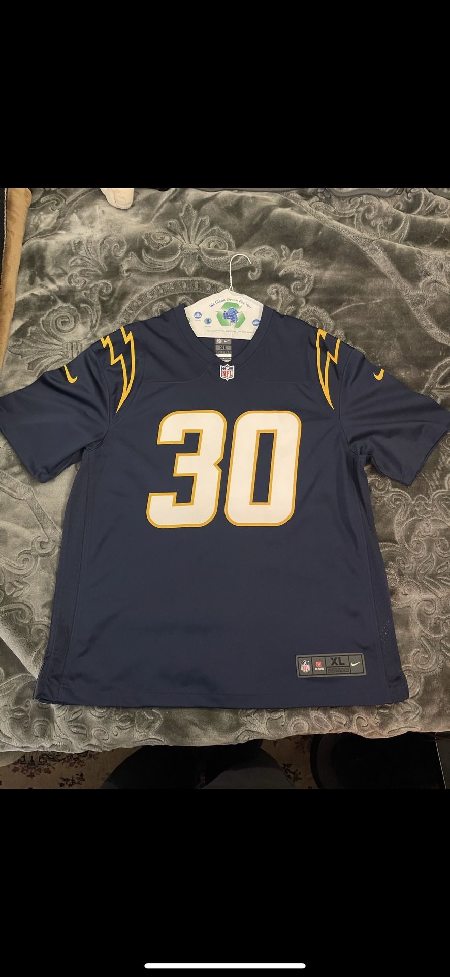 Los Angeles Chargers Austin Ekeler Nike Navy Game Jersey (Size XL)