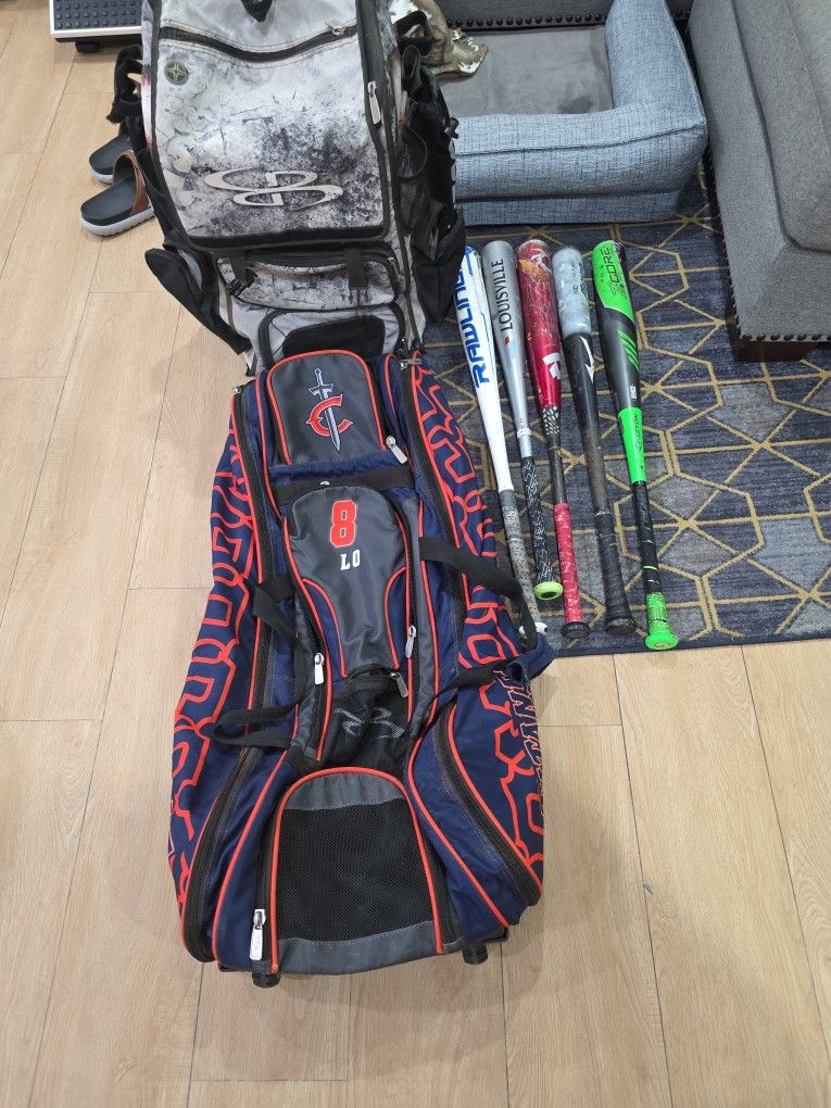 Baseball Bats and Bags