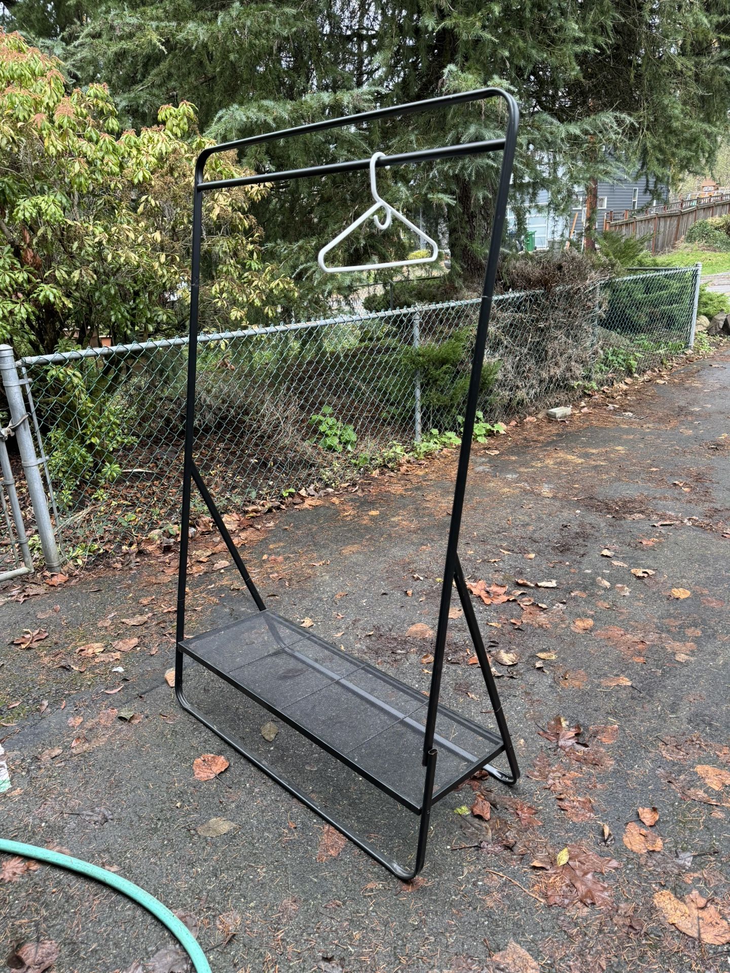 Black Metal Coat Hanger