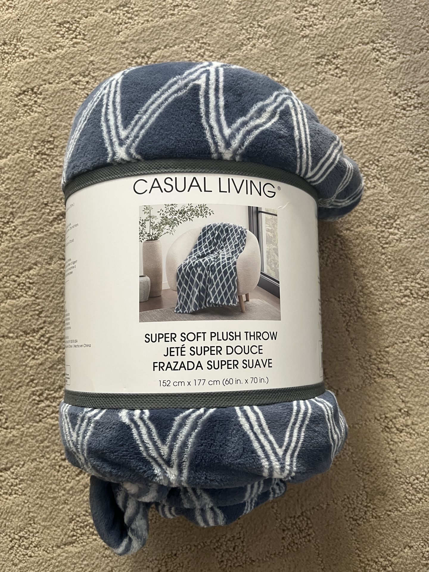 Plush Throw Casual Living