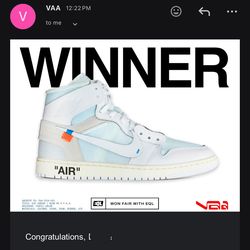 Jordan 1 Off White Alaska