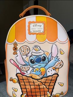 Loungefly Disney Lilo & Stitch Candy Corn Sundae Stitch Mini Backpack