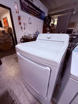 LG White Front-Load Dryer