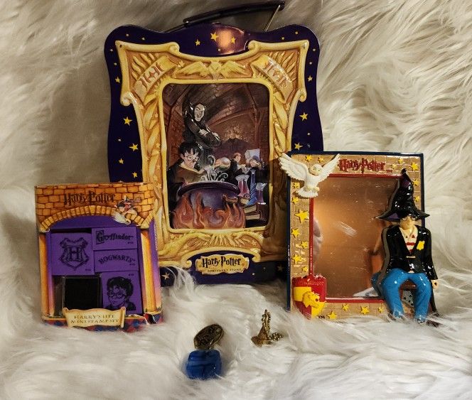 VTG Harry Potter Hogwarts Wizarding Lunch Box Bundle . NEW WITH TAGS!!