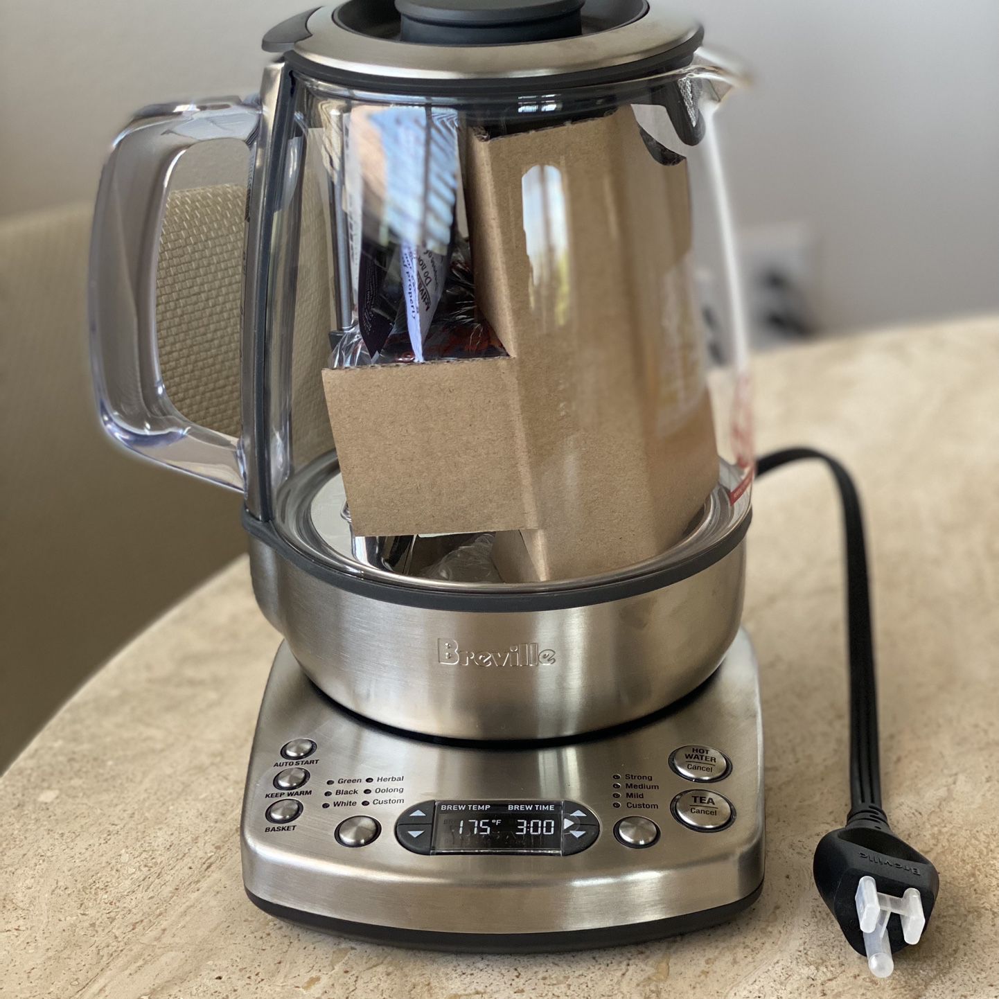 Breville tea maker – FIRST RUN UX