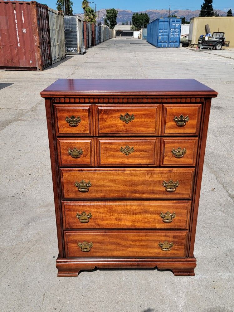 Solid wood dresser 3ft w 18" d 4ft h