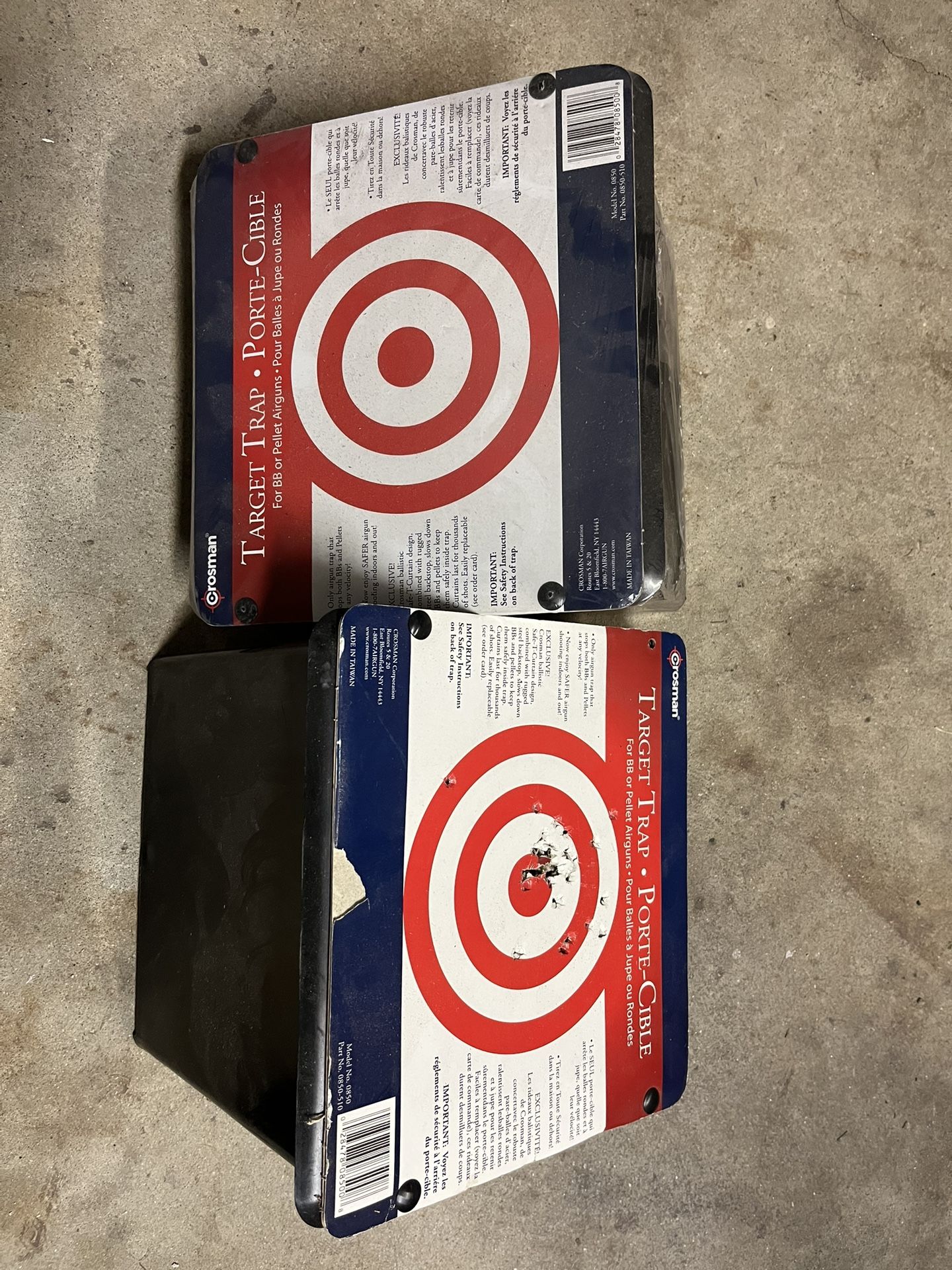 Crosman Pellet Target Trap With Steel Backer