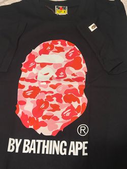 Bape shirts black and pink with red all sizes