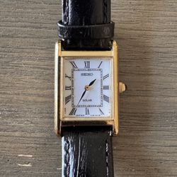 Seiko Solar Tank Watch SUP250